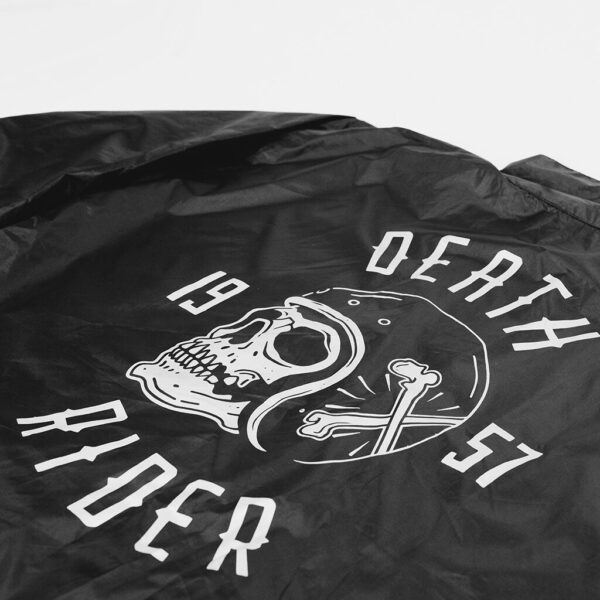 Death Rider 1957 Rain Suit- Rear Details