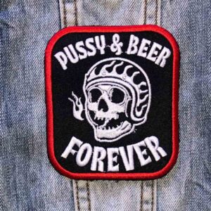 Pussy and Beer - Patch