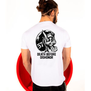 Death Before Dishonor - T-Shirt White Rear