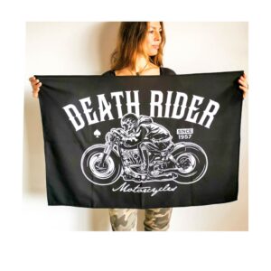 Death Rider "Motorcycles" FLag