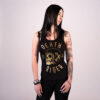 Death Rider 1957 Women's Tank Top - Black - Gold Right
