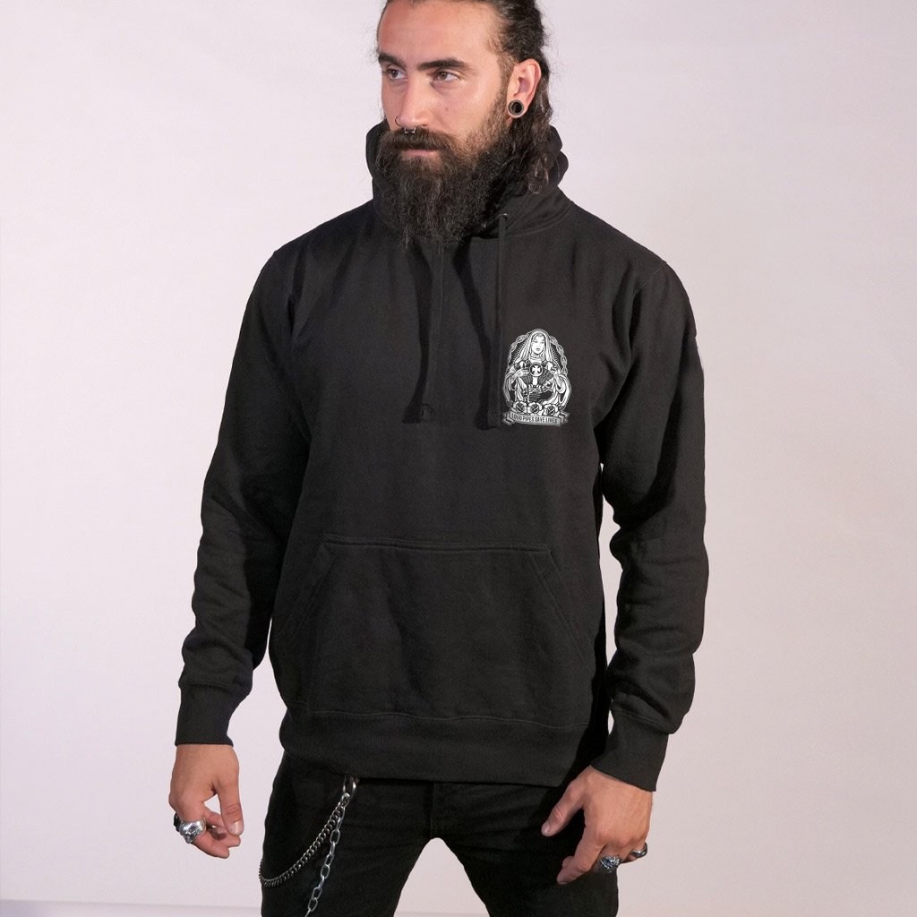 Sweat à Capuche 'Loud Pipes Save Lives' - Style Biker SAMCRO - Noir 100% Coton - Neuf Avec étiquettes