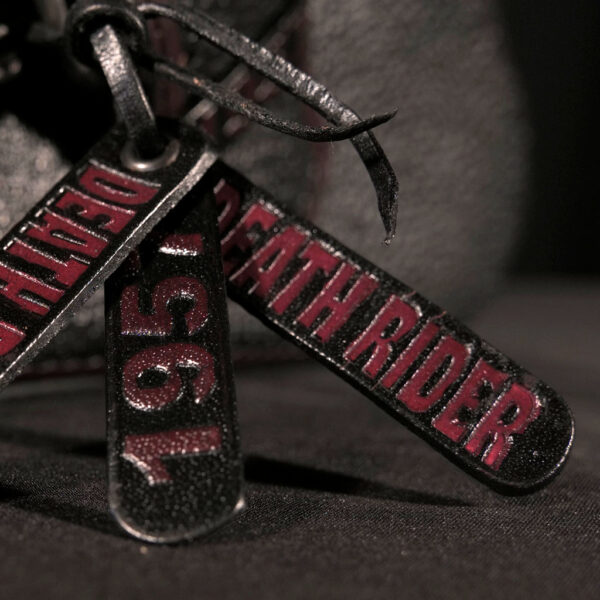 Death Rider Sportster Saddlebag - Embossed - Tags