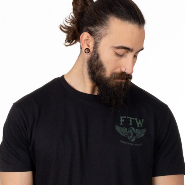 Death Rider – “FTW” T-Shirt  - Grey Logo Zoom