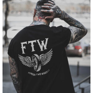 Death Rider – “FTW” T-Shirt - White Rear
