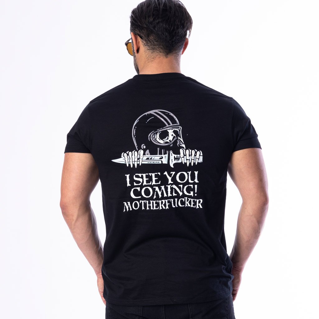Death Rider 1957 Motorcycle T-Shirt Black | Premium Biker Apparel