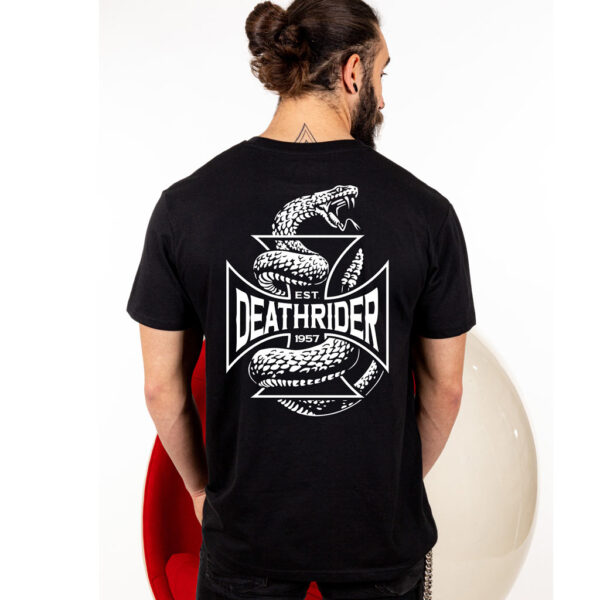 Death Rider “Cross Snake” T-Shirt - Back