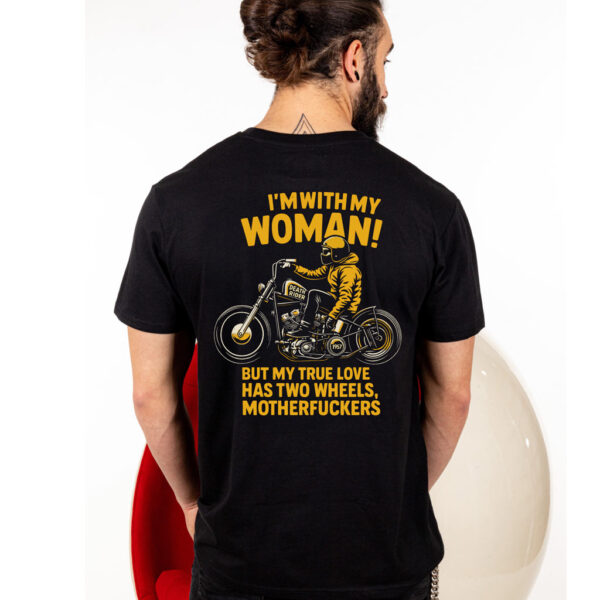 Death Rider "Two Wheels One Love" T-Shirt - Back